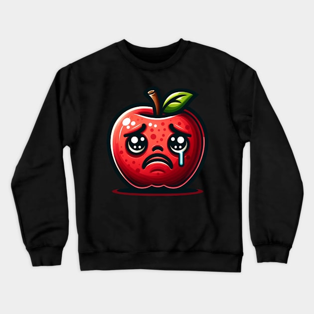 sad apple Crewneck Sweatshirt by Ferdi Everywhere